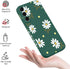 Samsung Galaxy S22 Plus Case, Fashionable Flowers Designs Soft Silicone Drop Protective Cover for Women (Daisy Green)