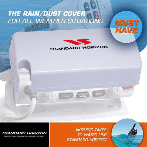 Standard Horizon HC1600 White Rain/Dust Cover for GX1600 Explorer Marine VHF