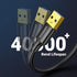 UGREEN 10 FT USB to USB 3.0 Cable, 5 Gbps Nylon Durable Male to Male, Compatible with Hard Drive, Camera, TV, and More