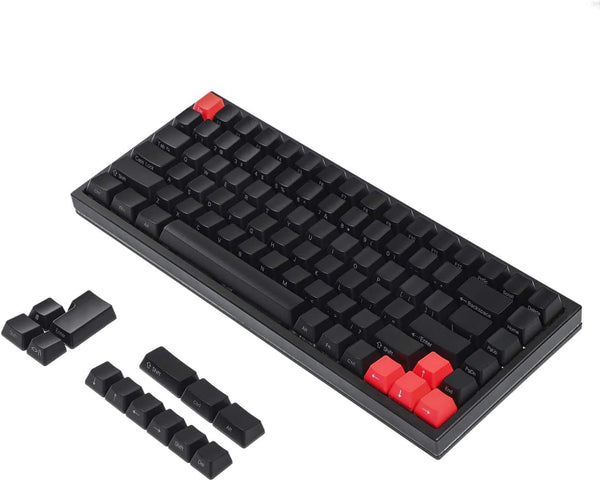 NPKC ABS 84 64 Key OEM ANSI ISO Keyset, 1.5mm Thickness Shine Through for YMD75 KBD75
