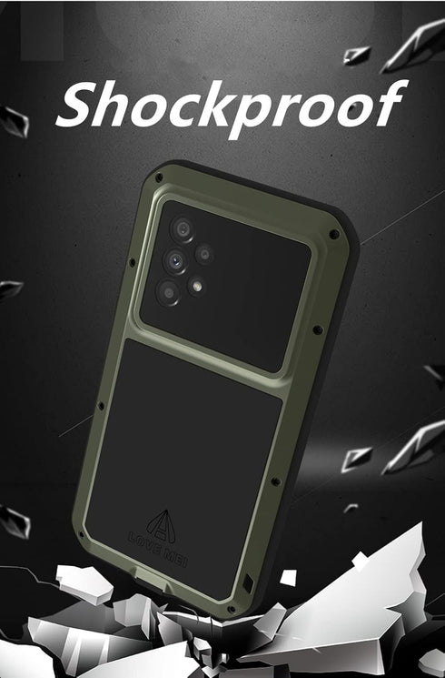 LOVE MEI Galaxy A53 5G Case - Outdoor Sports Waterproof Military Heavy Duty Shockproof Dustproof Hybrid Cover