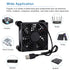 92mm 3 5V GDSTIME Small Router Fan Cooler with L/M/H Speed Controller, DC USB Powered Case Cooling Fans for Xbox Modem
