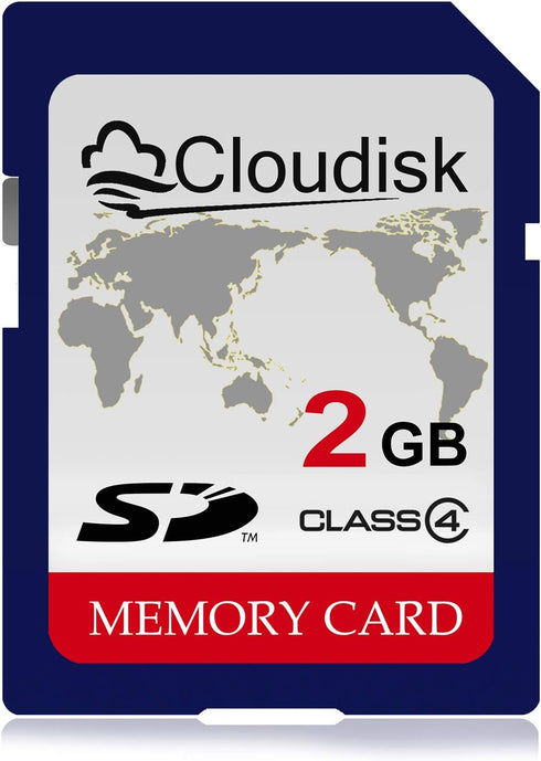 Cloudisk SD Card 2GB Class 4 Flash Memory Card 2G SLC Standard Secure