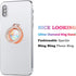 lenoup Glitter Bling Bling Phone Ring Holder, Sparkle Phone Ring Artificial Diamond Stand, Rhinestone Cell Phone Finger