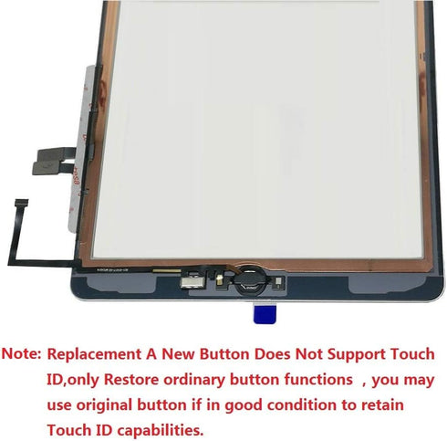 Touch Screen Digitizer Assembly Replacement for White iPad 6 2018, A1893 A1954 with Home Button
