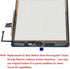 Touch Screen Digitizer Assembly Replacement for White iPad 6 2018, A1893 A1954 with Home Button
