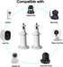 Security Camera Wall Mount Bracket (1/4'') Adjustable Indoor/Outdoor, Compatible with Arlo, WYZE, Amcrest (2 Pack)