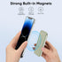FINPAC MagSafe Wallet, Magnetic Card Holder for iPhone 15/14/13/12 Series, RFID Blocking, Slim Leather Wallet (Bamboo