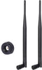BINGFU 4G LTE RP-SMA Antenna 5dBi (2-Pack) for Trail Camera - for Cellular