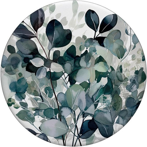 Eucalyptus Floral Green Garden Pattern PopSockets Adhesive PopGrip