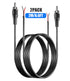 RCA to Bare Wire Speaker Cable 2 Pack, Bare Wire Cables to RCA Plugs Adapter for Speakers Amplifier Audio Video AV