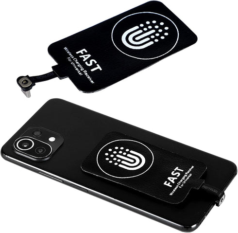 Septpenta Wireless Charging Receiver Type C, Folding Socket with Magnetic Charging Line, 10W Receiver Patch