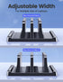 Vaydeer Vertical Laptop Stand for Desk, Adjustable Dual Slots Plastic Holder with Space Saving 4-in-1 Design