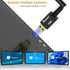 Long Range USB Bluetooth 5.3 Adapter for Desktop PC, 328FT Wireless Transfer for Mouse, Keyboard, Headphones -