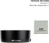 Lens Hood for Canon RF 50mm F1.8 STM on EOS R6 R5 RP, Reversible Shade Replace Canon ES-65B, Compatible with 43mm