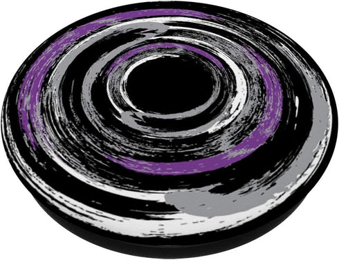 Asexual Demisexual Asexual Pride Flag Colors PopSockets PopGrip: Swappable Grip for Phones & Tablets