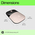 HP Z3700 G2 Wireless Mouse - Elegant Pale Rose Gold Design