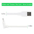 LEFXMOPHY Power Cord for WYZE Cam Pan V3, 20ft Micro USB Right Angle White Extension Charging Cable