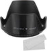 PATIKIL 72mm Flower Lens Hood Protector with Cloth, Anti-Reflection for Nikon, Fujifilm, Pentax, Leica