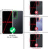 TJS Heavy Duty Phone Case for TCL 40 XL/TCL 40 T T608DL, with Tempered Glass Screen Protector and Metal Ring Kickstand