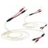 UCINNOVATE White Speaker Wire with Banana Plugs, 2 Pack 1.5m / 4.9FT OFC HiFi Audio Cables