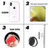 Finger Ring Stands Set, Pack of 4 Universal Thin 360 Degree Rotation Rings, Compatible with iPhone & Android (Rose