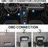Redsia 12-24V 5V/3A 24h Dash Cam Hardwire Kit OBD, Dash Camera USB Type C Hardwire Kit OBD Power Charging Cable