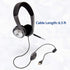 USB Wired Headset with Microphone for PC, Stereo Headphones with Boom Mic, In-Line Volume & Mic Mute Controls,