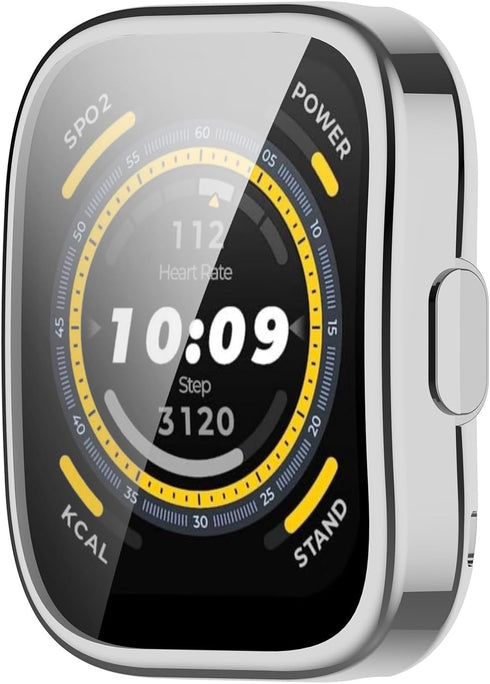 5 Pack Screen Protector Cases Compatible with Amazfit Bip 5 Smart Watch, 1.91inch Protective Case Intended for Amazfit