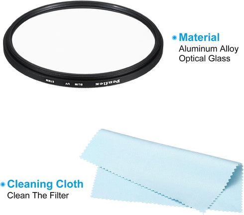 PATIKIL 67mm UV Filter, 1 PCS Slim UV Protection Camera Lens Filter for Photography, Crystal Clear Pics