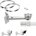 WiTi Stainless Steel Corner and Pole Mount Bracket for Surveillance Camera, Extension Arm Holder for CCTV