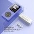 AGPTEK A02 MP3 5.3, 1.8 inch 128GB(Purple, 32GB) Player with Bluetooth Screen Portable Music Player with Speaker, FM