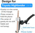 Car Phone Holder for Toyota Highlander 2014-2019 & Highlander Hybrid, Auto Interior Accessories, Cellphone Mount