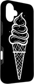 Funny Ice Cream Maker T-Shirts and Giveaways Frozen 16 Ice Cream Cone Sketch Dessert Sorbet Case for iPhone Plus
