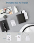 2 Pack European Travel Plug Adapter, One Beat International Power Adapter with 3 Outlets, 3 USB Ports for Europe Travel