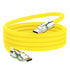USB C to USB C Silicone Cable 1.6FT, Ultra Flexible Type C 100W Fast Charging for Phones, Tablets, Laptops