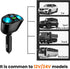 Cigarette Lighter Splitter, USB 2.4A & QC3.0 Type C with 2 Socket Adapter for iPhone 14/13/12/11 (A+C 66W)