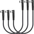 100W USB C to USB C Cable 1ft 3 Pack - 90 Degree Right Angle, Nylon Braided, Fast Charging for MacBook Pro, iPad Pro,