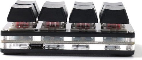 LICHIFIT 8 Keys USB Mini Mechanical Keyboard, Custom Copy Paste Shortcuts for SayoDevice