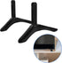 ULDIGI Tv Stand Replacement Base with Screws Black Desktop Tv Holder Pedestal Feet Tabletop Television Bracket