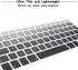 HRH Spanish Silicone Keyboard Cover for MacBook Air 13, MacBook Pro 13/15/17, iMac Older EU Layout - Ombre Gray
