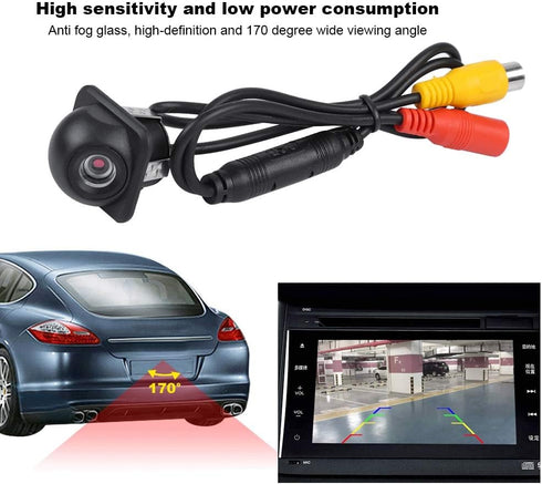 Zopsc Rear View Camera, 12V 170° Wide Viewing Angle Reversing Backup Night Vision Camera