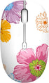 TENMOS M101 Wireless Mouse Cute Silent Computer Mice with USB Receiver, 2.4G Optical Wireless Travel Mouse