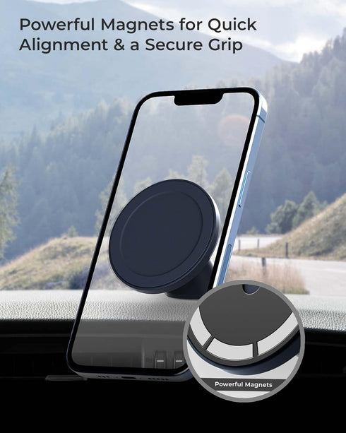 iOttie Velox Magnetic Flush Cell Phone Car Mount, Compatible with MagSafe iPhones 12, 13, 14, 15 Series