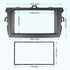 2009-2013 NuIth Double DIN Radio Installation Dash Kit W/Radio Wire Harness for Toyota Corolla, Aftermarket Radio Dash