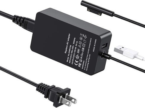 Surface Laptop Charger, Power Supply 65W 15V 4A Magnetic Replacement AC Adapter for Microsoft Surface Pro