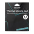 Thermal Pad 14.8 W/mK, 120x120x1.5mm, Non-Conductive High Temperature Resistance Silicone Pads for Laptop Heatsink