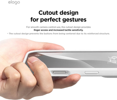 elago 16 6.9 inch Compatible with iPhone Pro Max Case, Premium Liquid Silicone Case, Full Body Protective Cover