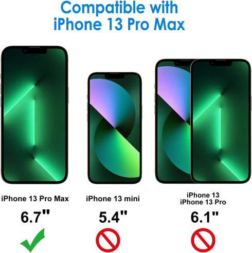 JETech 2-Pack iPhone 13 Pro Max Screen Protector, 6.7-Inch, Full Coverage Tempered Glass, HD Clear, Auto Alignment Tool.