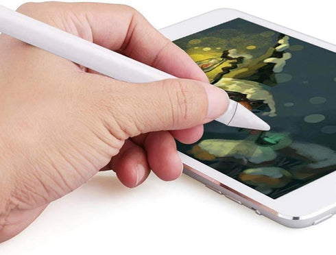 White High Sensitivity Capacitive Touch Screen Stylus Ball Pen for Smartphone, iPad Drawing Pen, Non-Scratching Fine